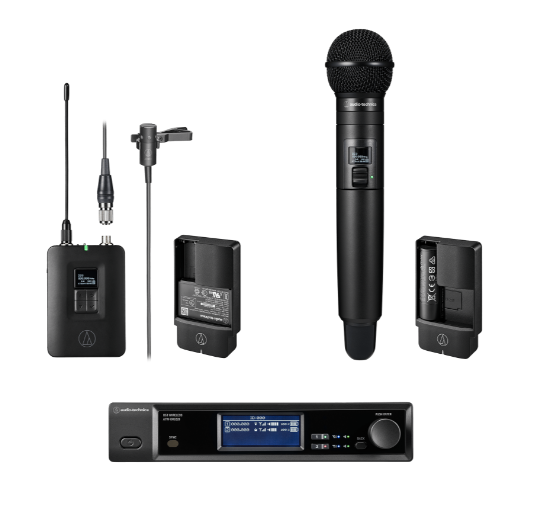 2-CHANNEL BODY-PACK AND HANDHELD SYSTEM WITH LAVALIER MIC